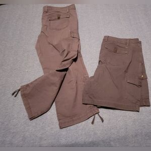 Cargo Capri and Cargo Shorts Eddie Bauer